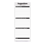 Cards, Suggestion Guest and Employee 25pk 1040D