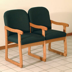 Prairie Two Seat Chair w/Center Arms 1041406