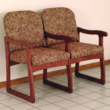 Prairie Two Seat Chair w/Center Arms 1041423