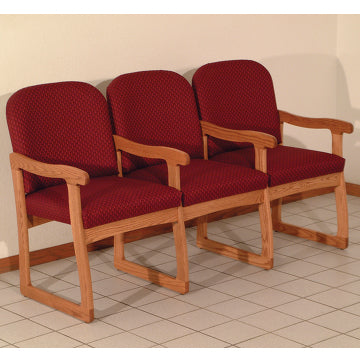Prairie Three Seat Chair w/Center Arms 1041474