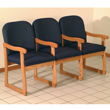 Prairie Three Seat Chair w/Center Arms 1041484