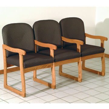 Prairie Three Seat Chair w/Center Arms 1041488
