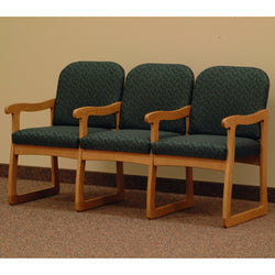 Prairie Three Seat Chair w/Center Arms 1041491