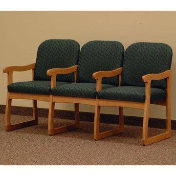 Prairie Three Seat Chair w/Center Arms 1041491
