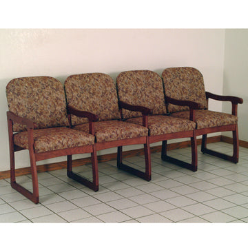 Prairie Four Seat Chair w/Center Arms 1041543