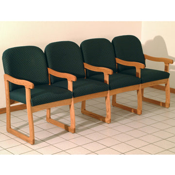 Prairie Four Seat Chair w/Center Arms 1041545