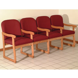 Prairie Four Seat Chair w/Center Arms 1041549