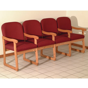 Prairie Four Seat Chair w/Center Arms 1041549