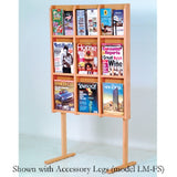 Divulge 9 Magazine/18 Brochure Wall Display w/Brochure Inserts 104301