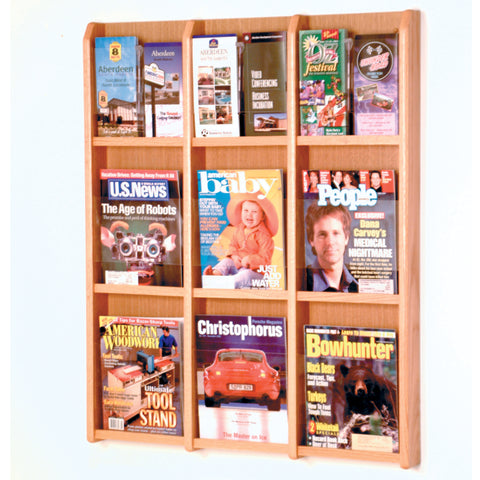 Divulge 9 Magazine/18 Brochure Wall Display w/Brochure Inserts 104301