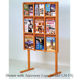 Divulge 9 Magazine/18 Brochure Wall Display w/Brochure Inserts 104303