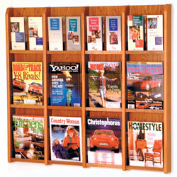 Divulge 12 Magazine/24 Brochure Wall Display w/Brochure Inserts 104306