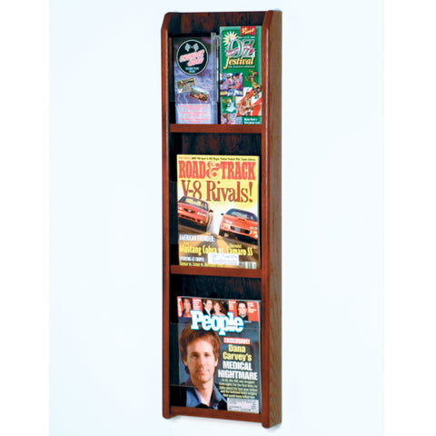 Divulge 3 Magazine/6 Brochure Wall Display w/Brochure Inserts 104311