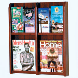 Divulge 4 Magazine/8 Brochure Wall Display w/Brochure Inserts 104314