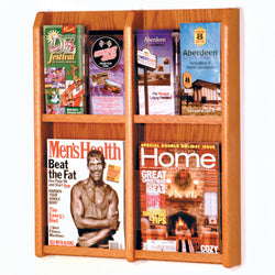Divulge 4 Magazine/8 Brochure Wall Display w/Brochure Inserts 104315
