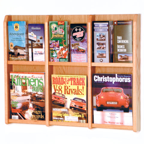 Divulge 6 Magazine/12 Brochure Wall Display w/Brochure Inserts 104319