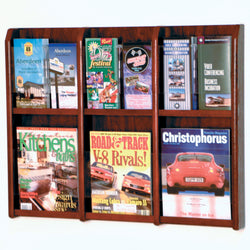 Divulge 6 Magazine/12 Brochure Wall Display w/Brochure Inserts 104320