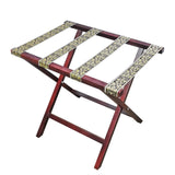 23.7X17.3X20" Luggage Rack with Straight-Leg Design and Durable Tapestry Webbing 104368