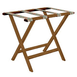 Deluxe Straight Leg Luggage Rack with Tapestry Webbing 104372