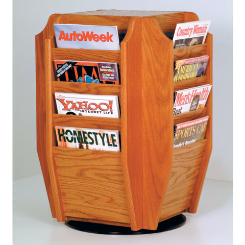 Cascade Spinning Countertop Display w/16 Magazine Pockets 104405