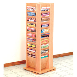 Cascade Spinning Floor Display with 40 Magazine Pockets 104421