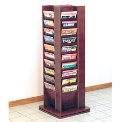 Cascade Spinning Floor Display with 40 Magazine Pockets 104422