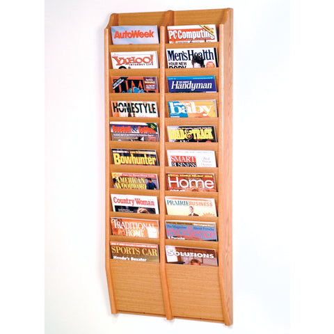 Cascade 20 Pocket Magazine Rack 104427