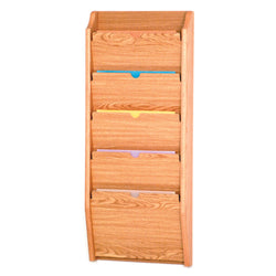 5 Pocket Privacy Letter Size Chart Holder   HIPAA Compliant 104451