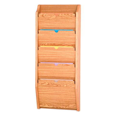 5 Pocket Privacy Letter Size Chart Holder   HIPAA Compliant 104451