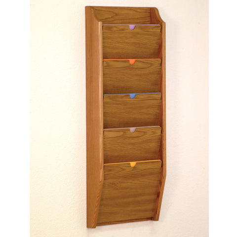 5 Pocket Privacy Letter Size Chart Holder   HIPAA Compliant 104453