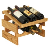 6 Bottle Dakota Wine Rack with Display Top 104524