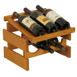 6 Bottle Dakota Wine Rack with Display Top 104526