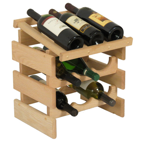 9 Bottle Dakota Wine Rack with Display Top 104531