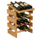 12 Bottle Dakota Wine Rack with Display Top 104532