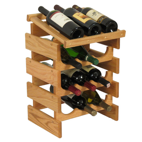 12 Bottle Dakota Wine Rack with Display Top 104532