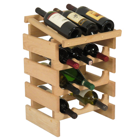 12 Bottle Dakota Wine Rack with Display Top 104535