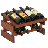 8 Bottle Dakota Wine Rack with Display Top 104557