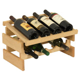 8 Bottle Dakota Wine Rack with Display Top 104559