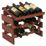 12 Bottle Dakota Wine Rack with Display Top 104561
