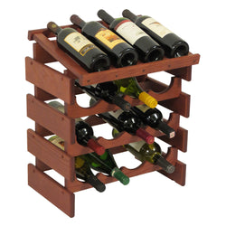 16 Bottle Dakota Wine Rack with Display Top 104565
