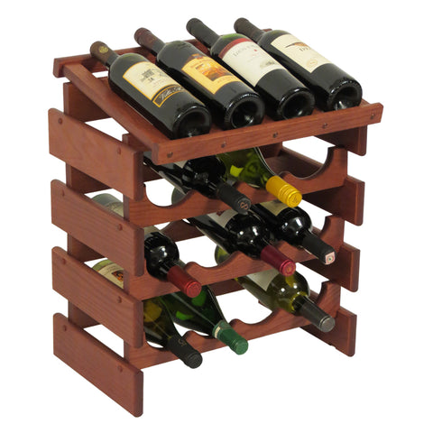 16 Bottle Dakota Wine Rack with Display Top 104565