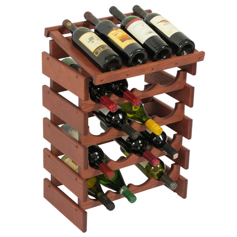 20 Bottle Dakota Wine Rack with Display Top 104569