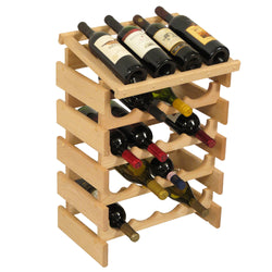 20 Bottle Dakota Wine Rack with Display Top 104571