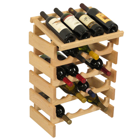 20 Bottle Dakota Wine Rack with Display Top 104571