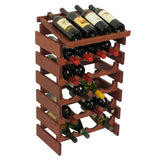 24 Bottle Dakota Wine Rack with Display Top 104573
