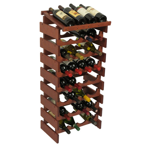 32 Bottle Dakota Wine Rack with Display Top 104581