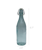 1 PC Decorative Glass Bottle Dispenser Italian Bottle 3.5 Diameter 12 Tall