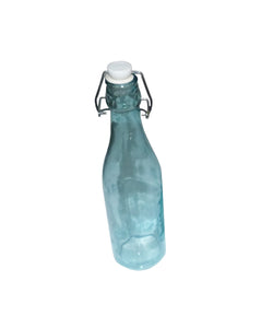 1 PC Decorative Glass Bottle Dispenser Italian Bottle 2.5 Diameter 10.8 Tall