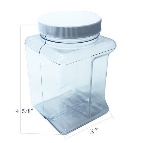 19oz PVC Hand Grip Shapes Jar   90pk 106081