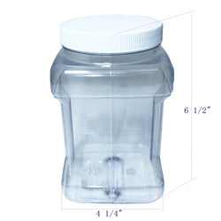 48oz PVC Hand Grip Shapes Jar   30pk 106084